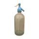 Siphon en verre bleu