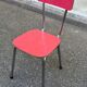 Vintage red Formica & chrome chair — 50s/60s Pop Chic style