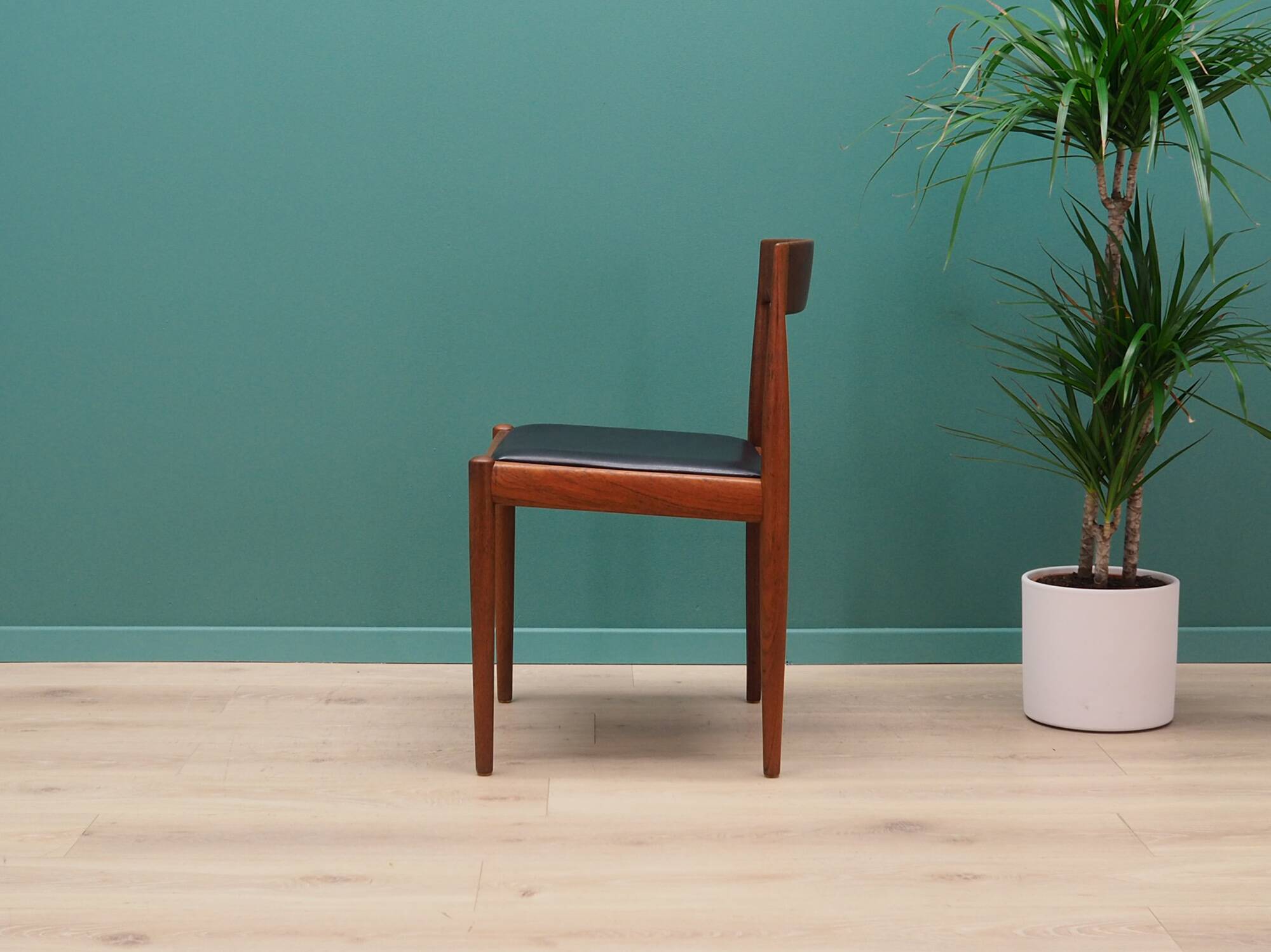Set of four teak chairs, Danish design, 1970s, designer: Kai Kristiansen, m