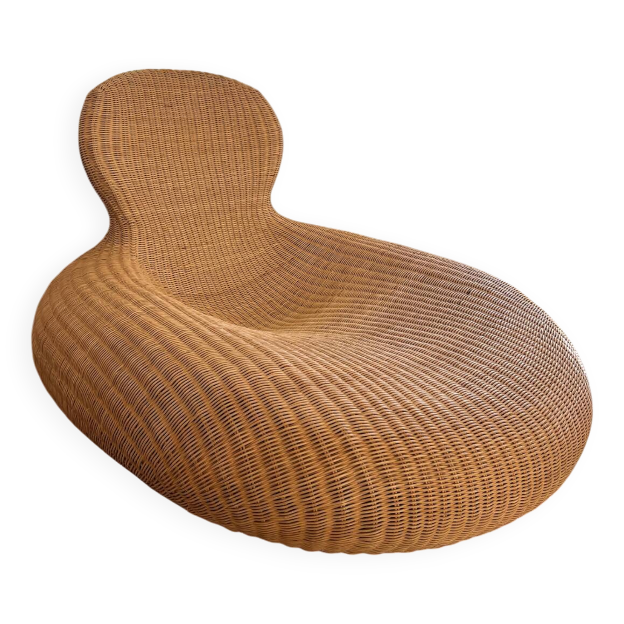 Strovik Wicker and Rattan Armchair - Carl Öjerstam for IKEQ