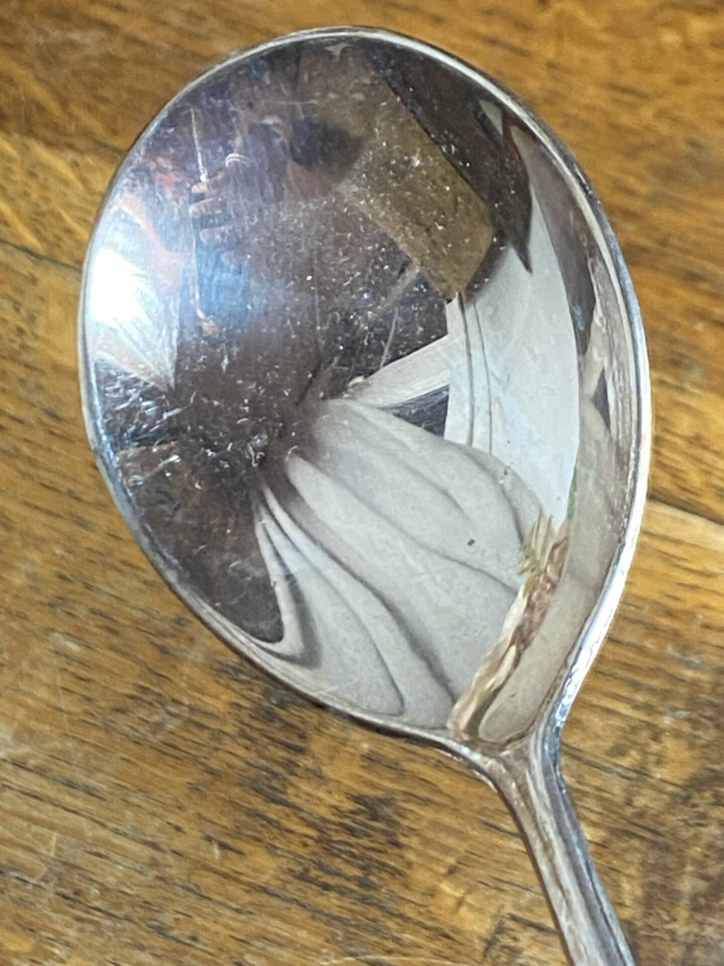 Bamboo-style serving cutlery in silver-plated metal