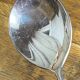 Bamboo-style serving cutlery in silver-plated metal