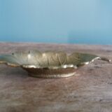 Cendrier feuille de chêne en bronze ou laiton