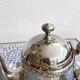 Plated art deco teapot jug, Christofle, France, 1940s.
