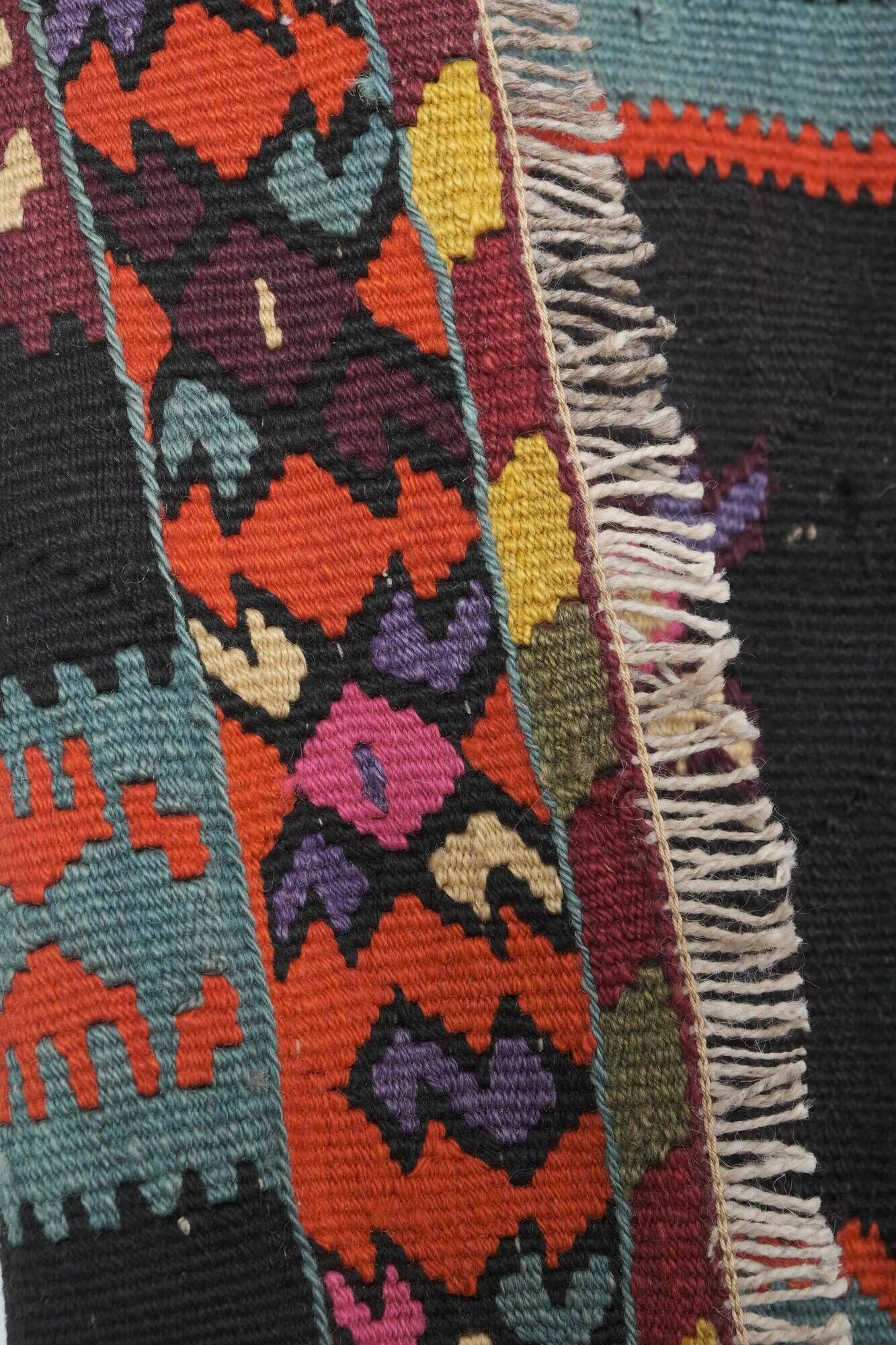 Vintage Turkish hallway rug 190x500 cm