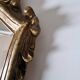Small baroque style wall mirror 23cm