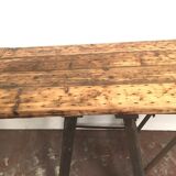 Old industrial workbench