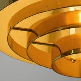 Beautiful Mid Century brass ceiling lamp from the Vereinigte Werkstätten
