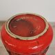 Red Vase Scheurich Vintage