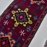 Turkish Multicolour Oushak Runner Sku 2063