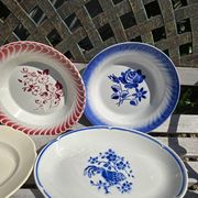 Plats anciens ronds et ovales, années 60 -70