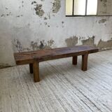 Brutalist workbench solid cherry coffee table