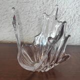 Empty crystal pocket flame shape