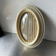 Vintage oval bakelite frame 18 cm x 14 cm  convex glass