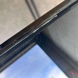 Coffee table in glass and iron