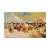 Beach Scene by Luis Giner Bueno
