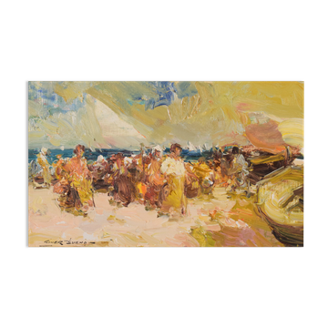 Beach Scene by Luis Giner Bueno
