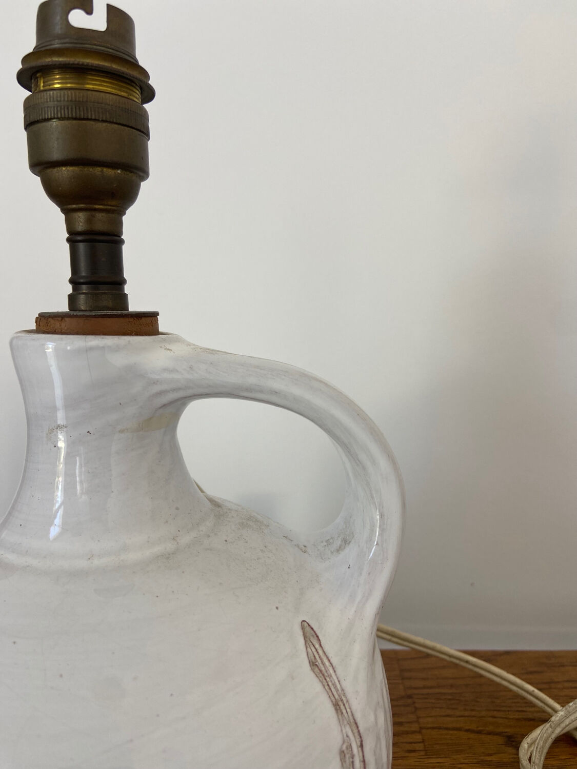 Vintage ceramic lamp base