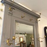 Louis XVI style cloud gray wardrobe