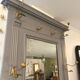 Louis XVI style cloud gray wardrobe