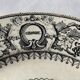 6 assiettes à dessert anciennes Vieillard et Johnston Bordeaux XIXème siècle Médoc et ses châteaux