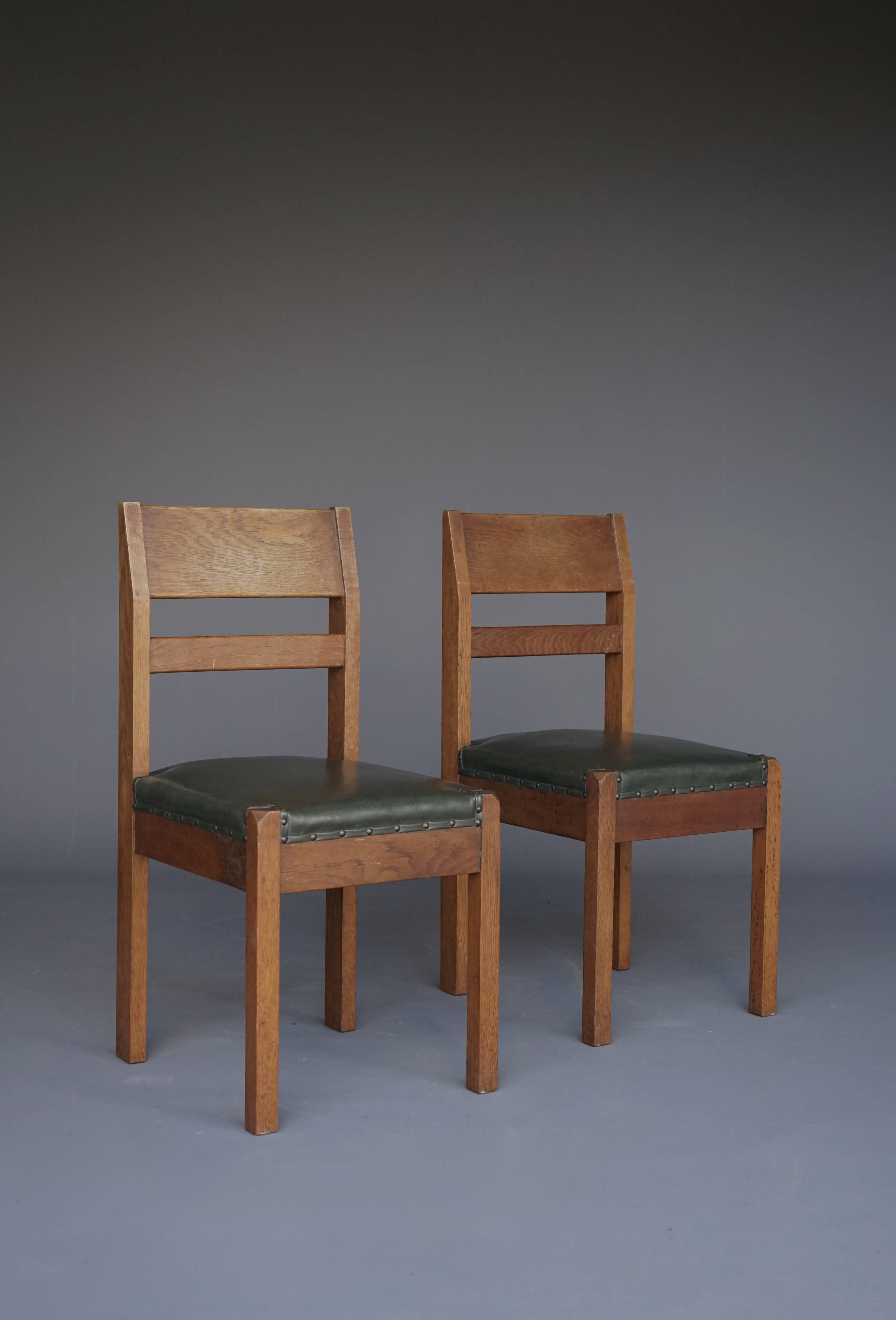 Modernist Side Chairs by Piet Klaarhamer, 1917, Set of 2