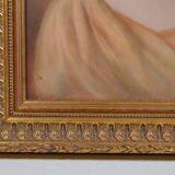 Dessendier (French School of the 20th century) Portrait of a woman in the antique style Pastel signed and dated 1927