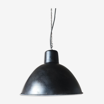 Vintage industrial german model EHS2/C loft pendant lamp, 1950