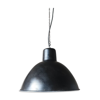 Vintage industrial german model EHS2/C loft pendant lamp, 1950