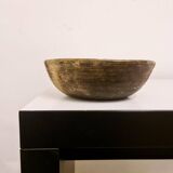 Swedish folk art, unique farmer's bowl from the 19th century.