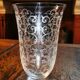 Baccarat engraved crystal "tulip" vase, Erna model.