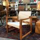 Vintage armchair by Karin Mobring from the 70s, new fabric and straps