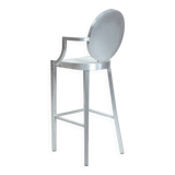 Philipe Starck Kong one arm aluminium barstool,1980s