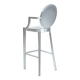 Philipe Starck Kong one arm aluminium barstool,1980s