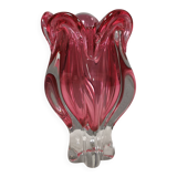 Bohemian glass vase, by Josef Hospodka for Chrisbka Glaswerke 1960s