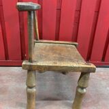 Former Baoulé wooden chair, Ivory Coast