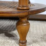 Small Beech Drum Table, Louis XVI style – 1920