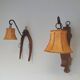 Ox harnass wall lamps / farm house / rustic