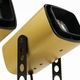 Pair of matte gold bedside wall lamps by Öia. Sweden 1970s