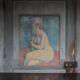 Painting signed Béchon-Sauzeau, painting of a nude woman, oil on canvas