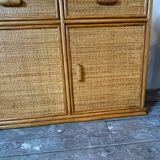 Bamboo and rattan buffet