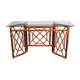 Bureau en rotin vintage