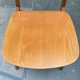 Mid-century plywood accent chair