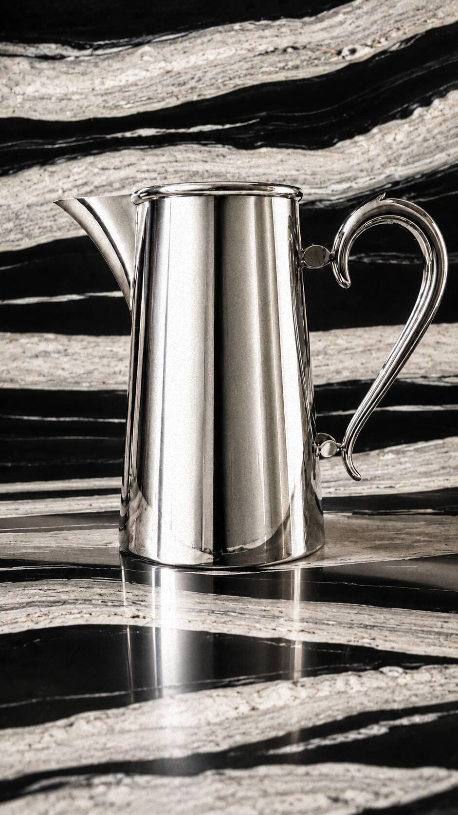 Vintage silver-plated metal jug