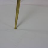 German design mosaic coffee table with brass legs