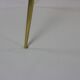 German design mosaic coffee table with brass legs