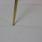 German design mosaic coffee table with brass legs