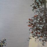 Giorgio Zuppini, Terrace by the Sea with Seagulls, Lithograph, 1970