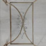 Console – table basse – laiton et verre