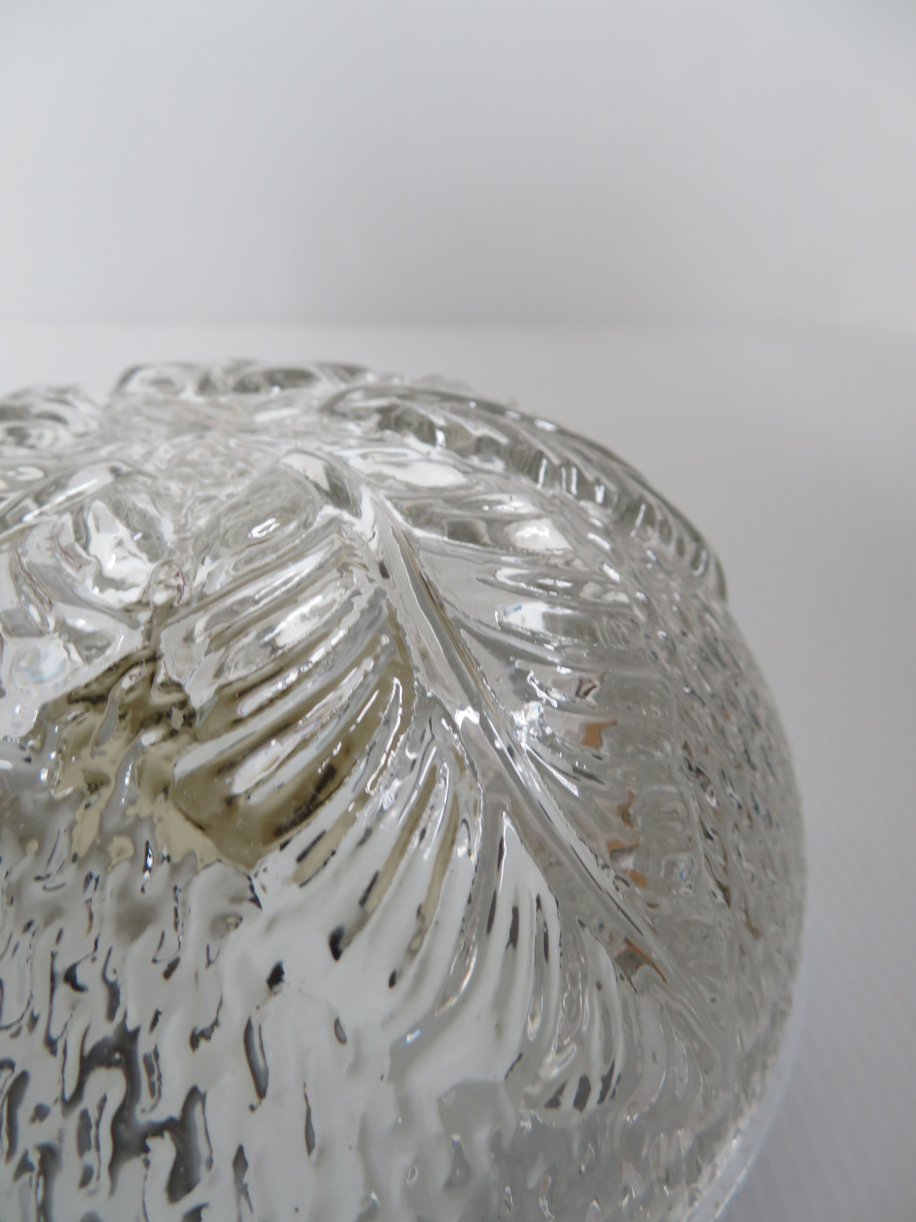 Vintage glass ceiling lamp